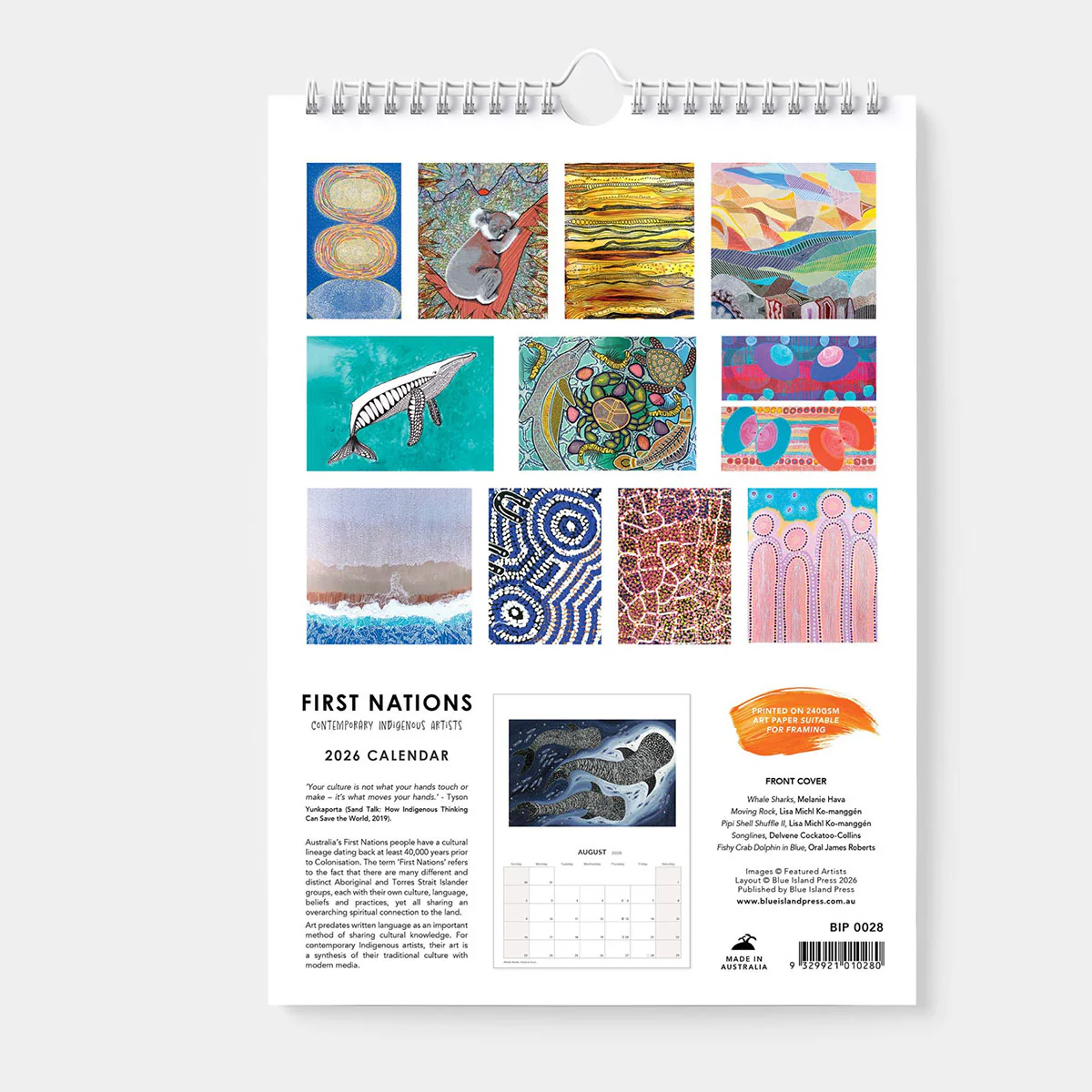 2026 Calendar First Nations - Blue Island Press - Image 3