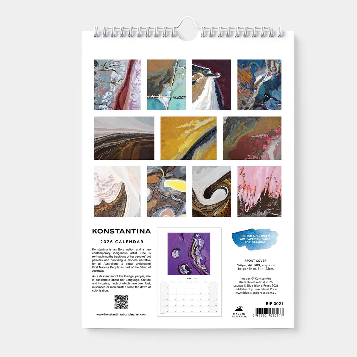 2026 Calendar Konstantina - Blue Island Press - Image 3