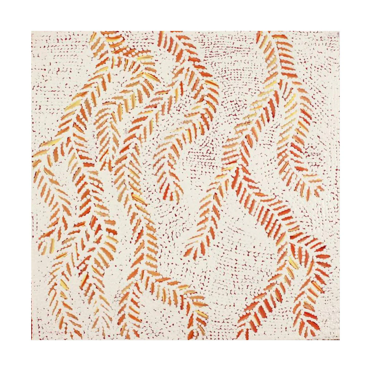 2945/25 Canvas Prestretched Karnta Jukurrpa (Womens Dreaming) 30x30cm Patricia Nakamarra Oldfield - Warlukulangu Artists