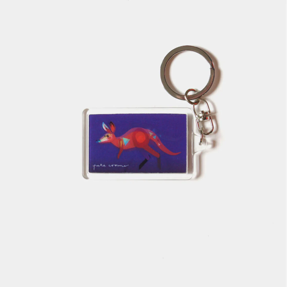 3D Key Ring Kangaroo Pete Cromer - Wilmot Harvey