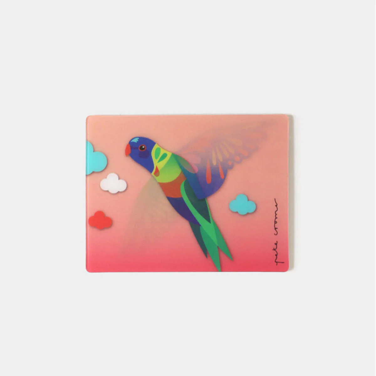 3D Magnet Rainbow Lorikeet Pete Cromer - Wilmot Harvey
