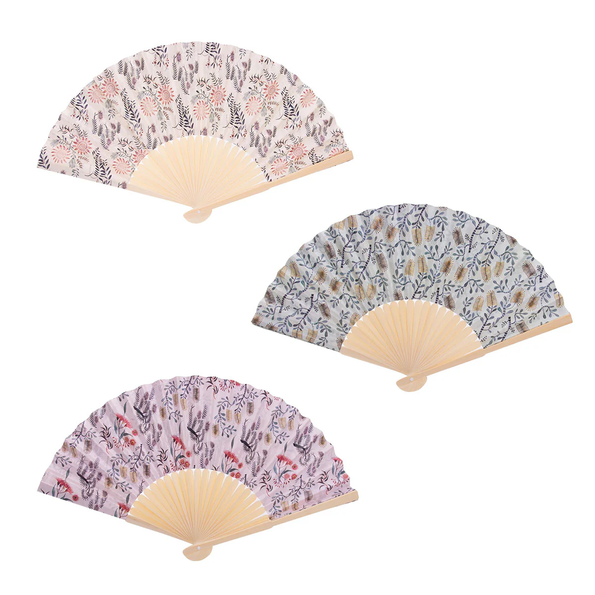 AC Bamboo Paper Fans - Sally Browne - Isalbi - Image 2