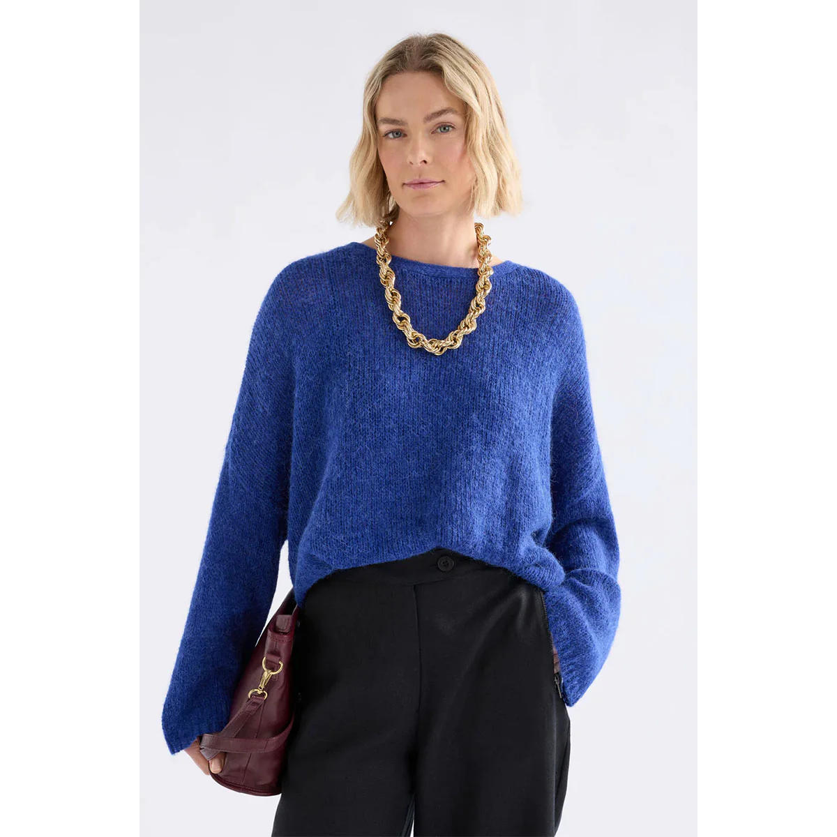 Agna Luna Sweater Deep Cobalt - Elk Accessories - Image 2