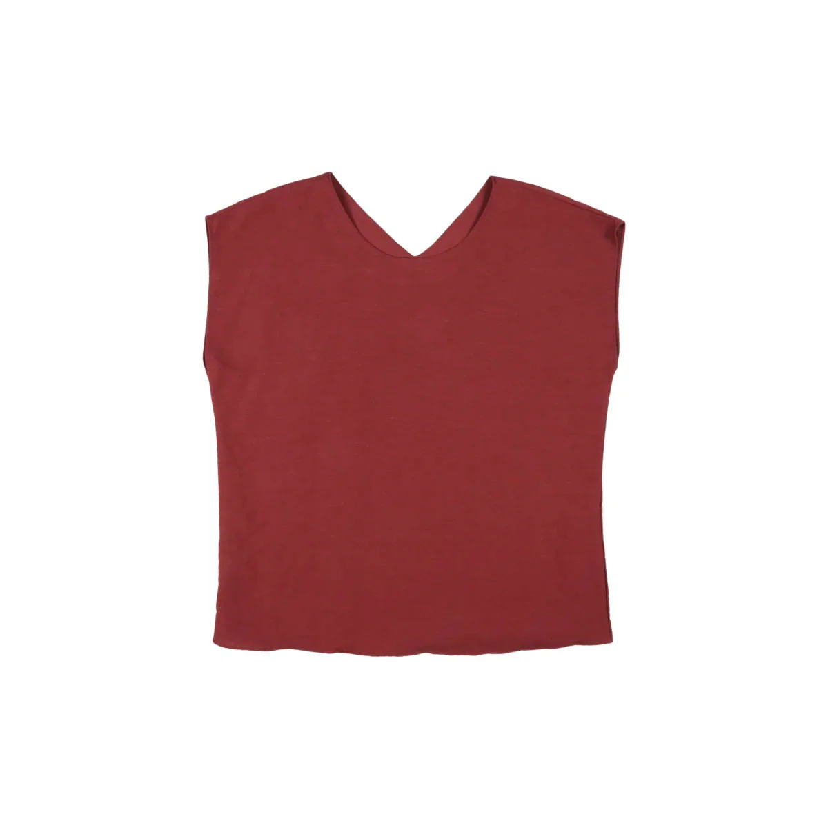 Amelie Two Way Tee Terra Linen/Rayon