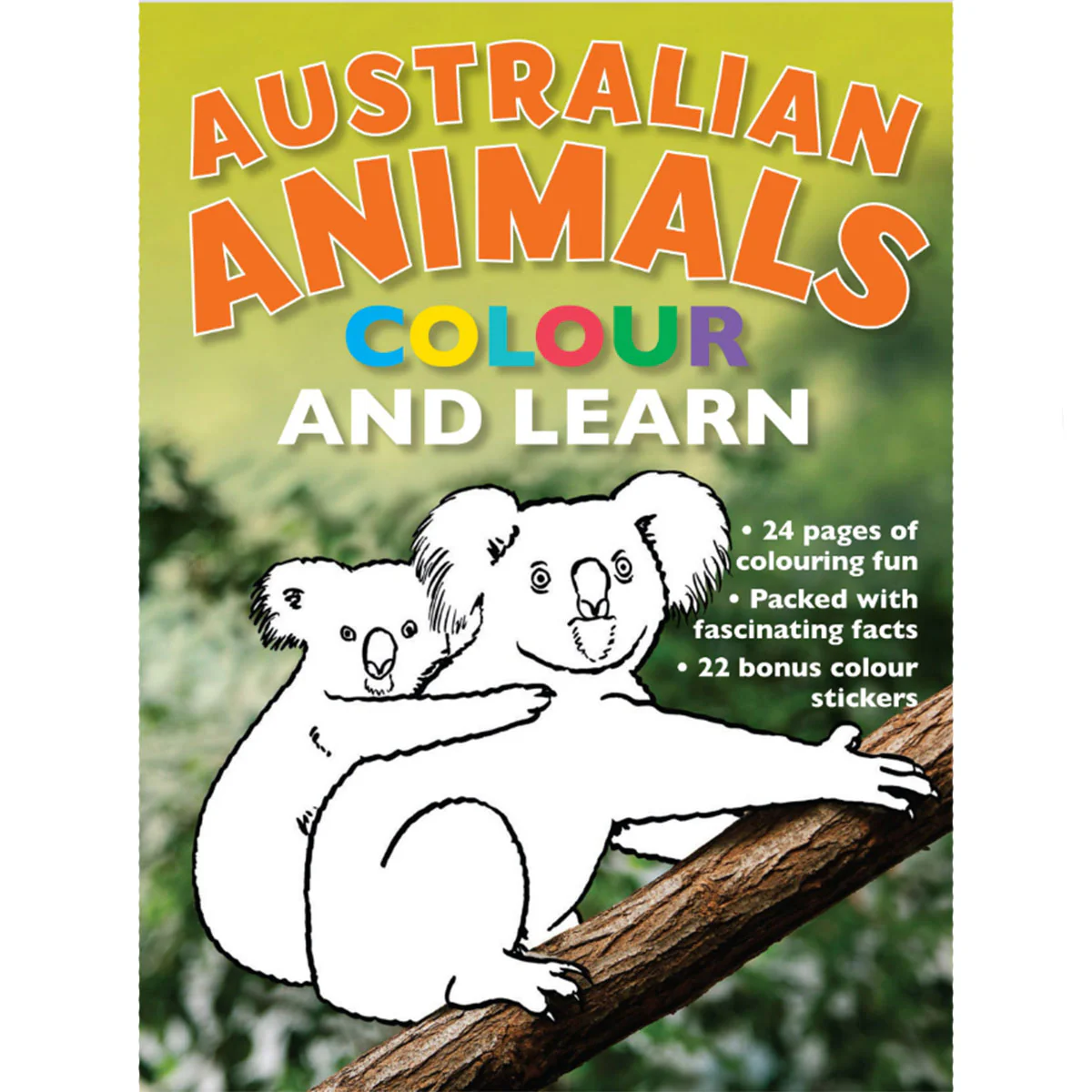 Australian Animals Colour and Learn Colour and Learn