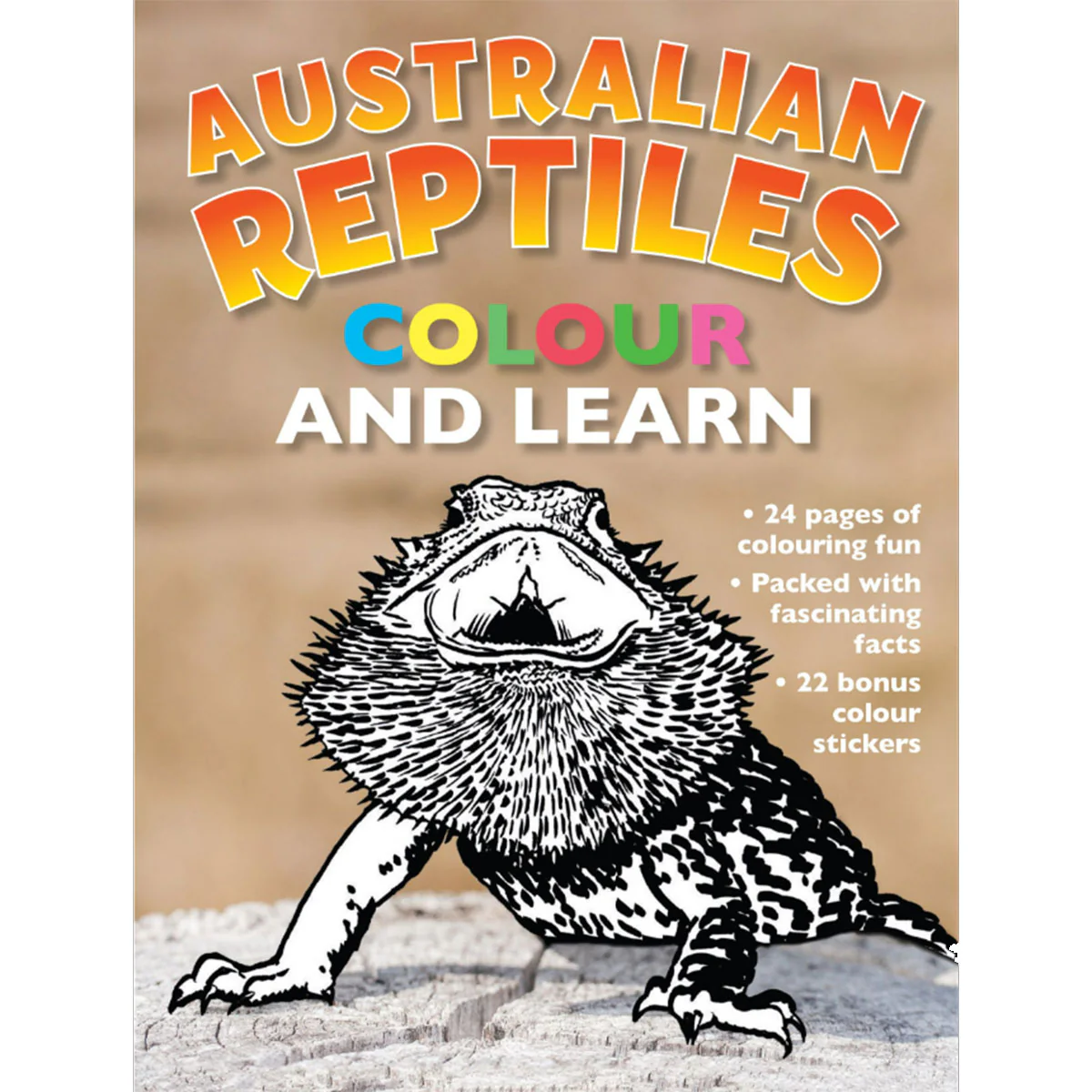 Australian Reptiles Colour and Learn