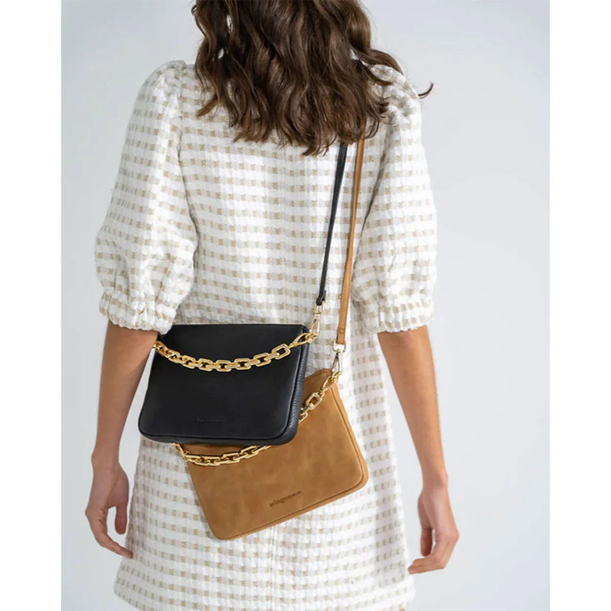 Bag AM Samantha Xbody Chain Black - Arlington Milne - Image 3