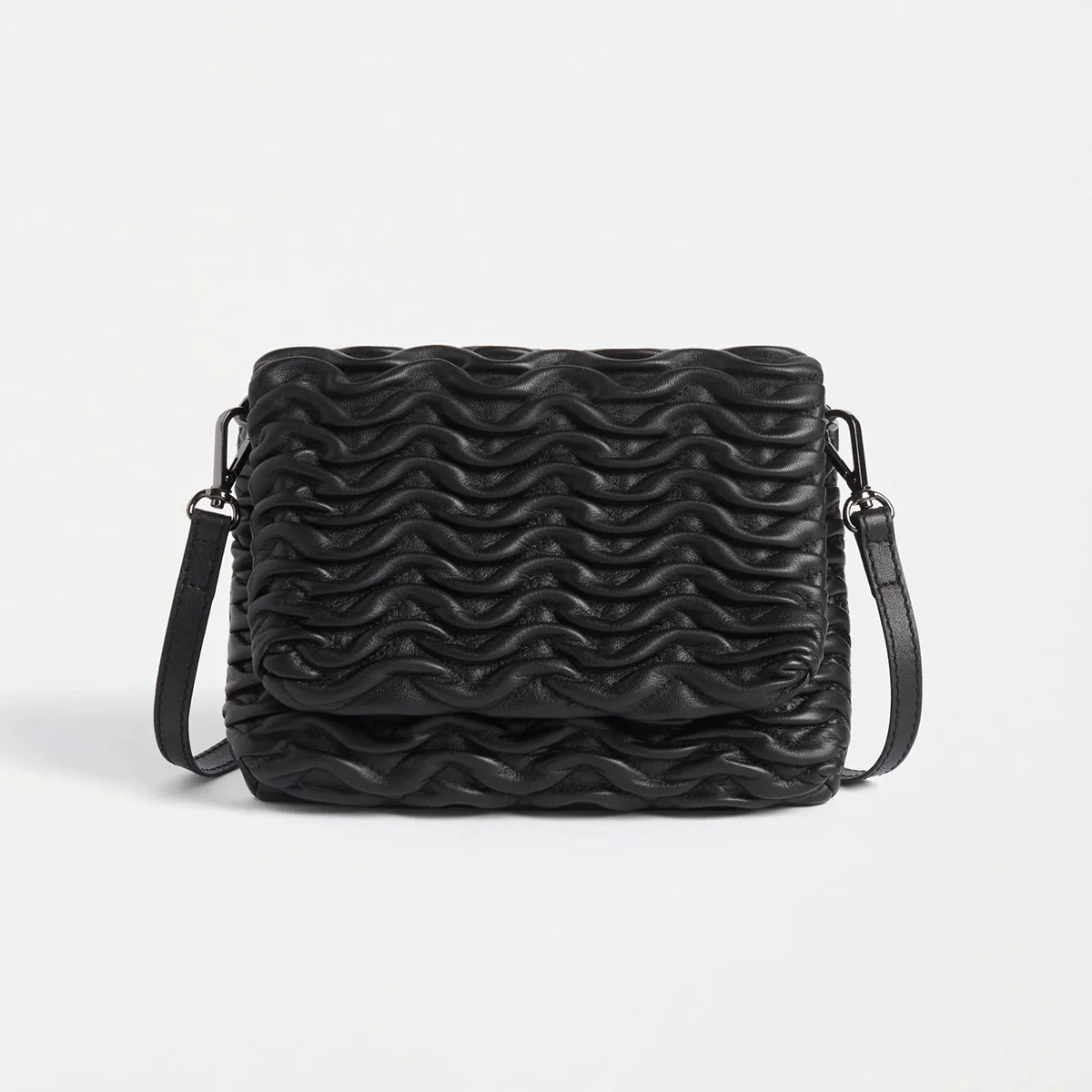 Bag Plissi Black Crossbody - Elk Accessories