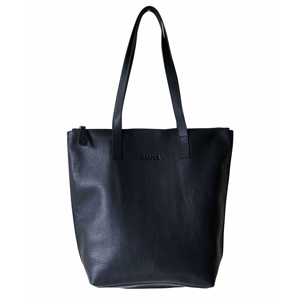 Bag Tote Small Zip Black - Hoopla