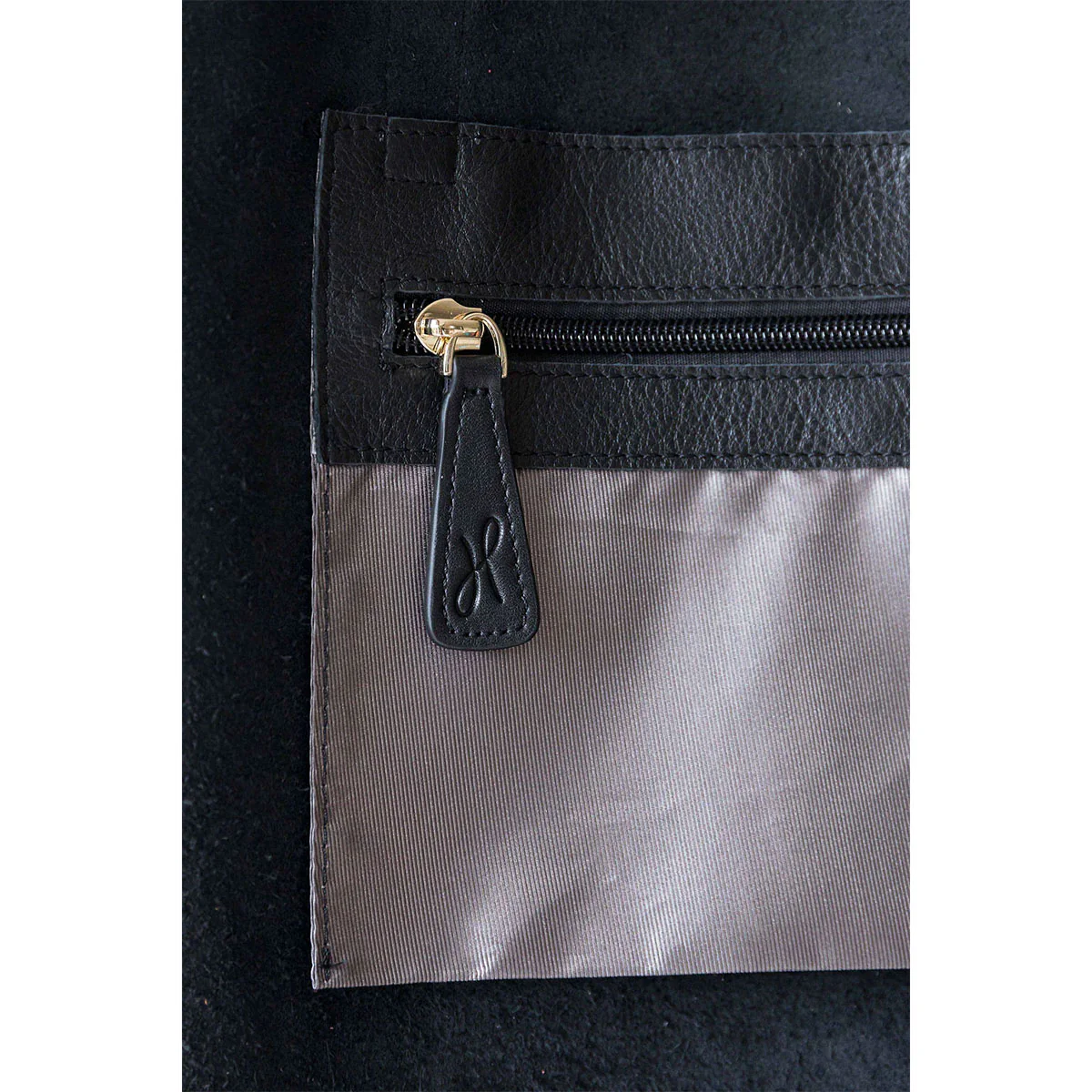 Bag Tote Small Zip Black - Hoopla - Image 3