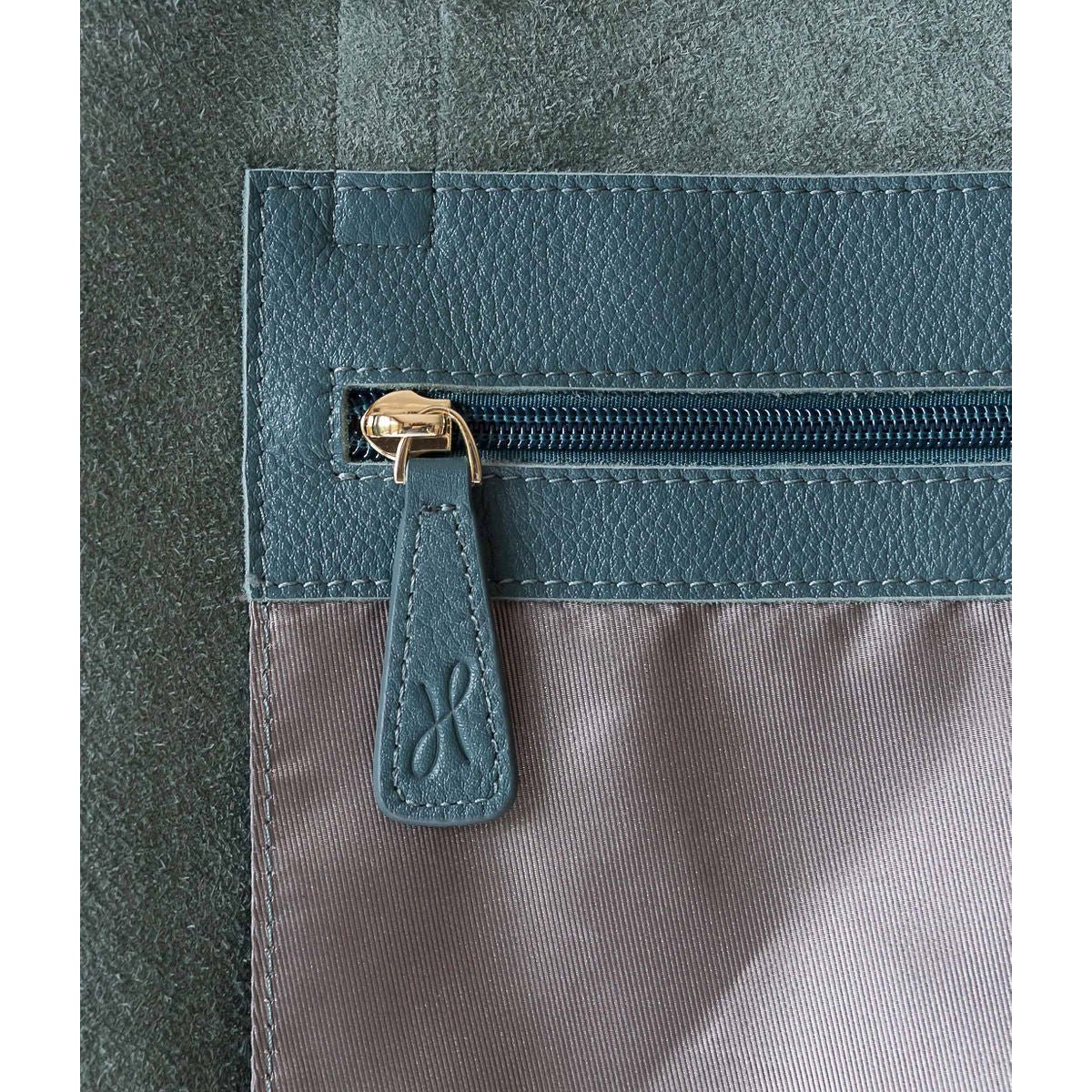 Bag Tote Small Zip Teal - Hoopla - Image 3