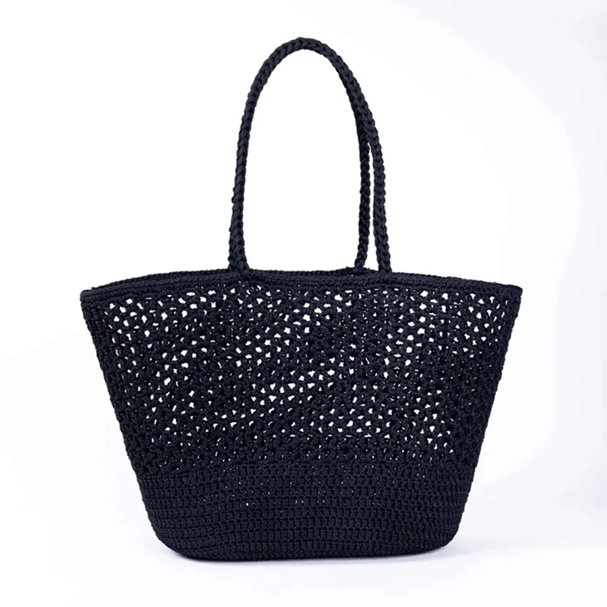 Basket Crochet Romy Black - French Bazaar