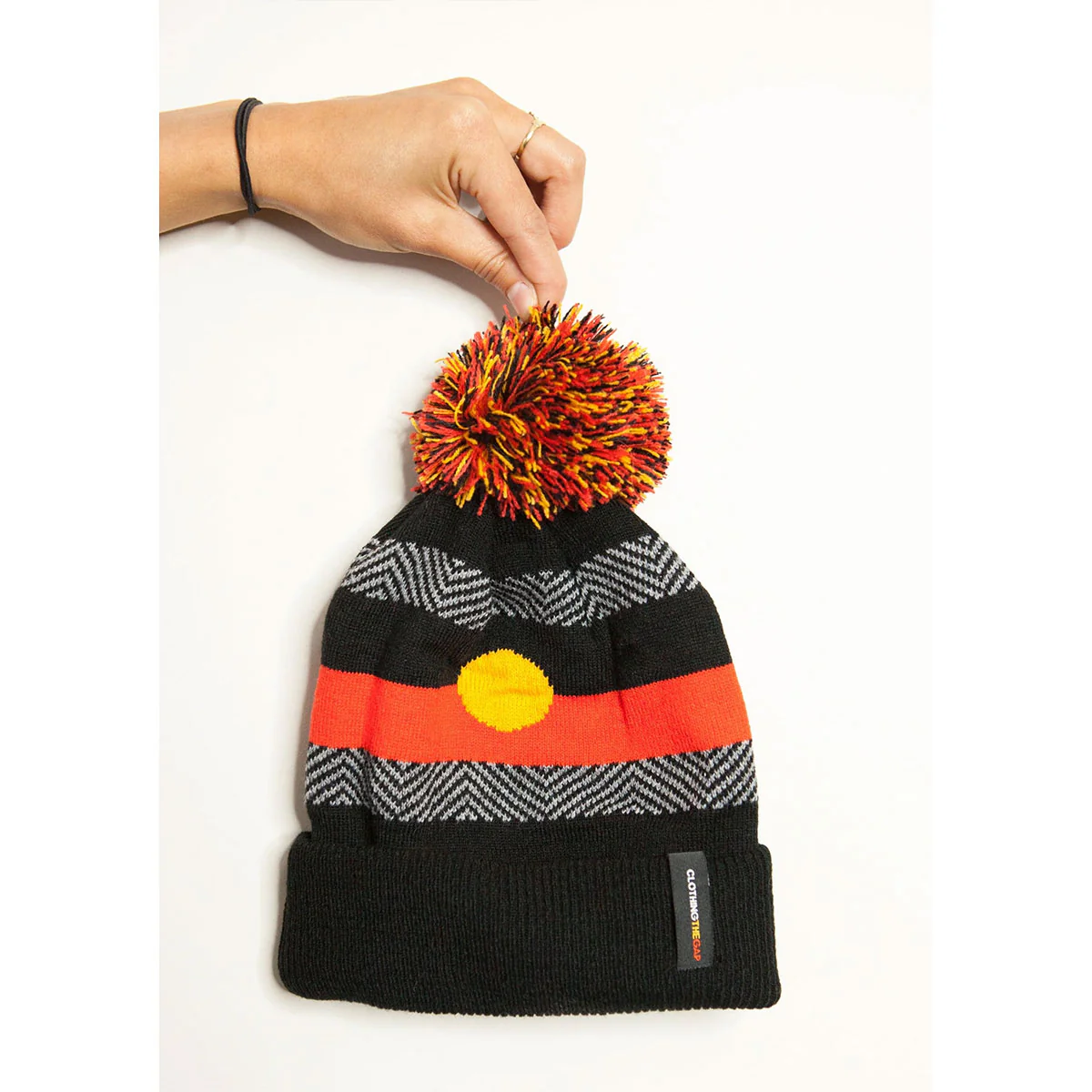Beanie aboriginal Flag - Clothing the Gaps