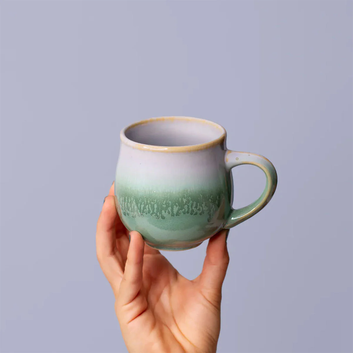 Belly Mug Ocean Jasper Small 240ml - Pottery for the Planet