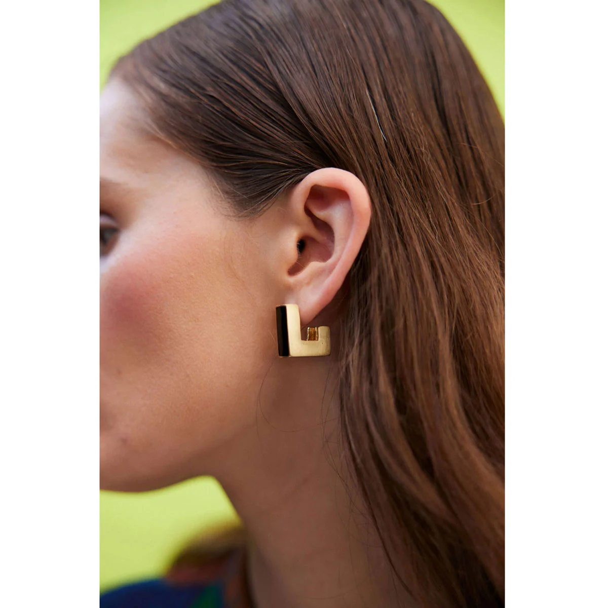 BLACK Anas Hoop Earring - Image 2