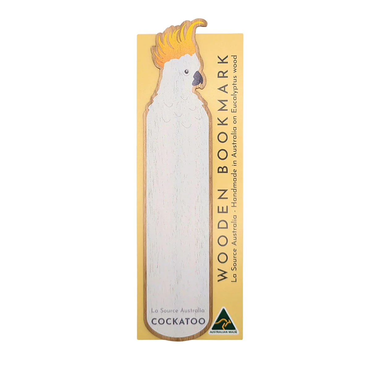 Bookmark Cockatoo Wooden - La Source
