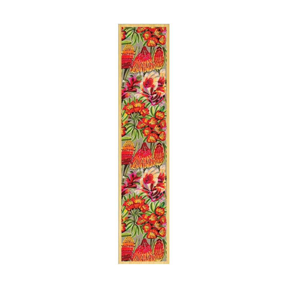 Bookmark Red Hot Poker Wooden - Aero Images