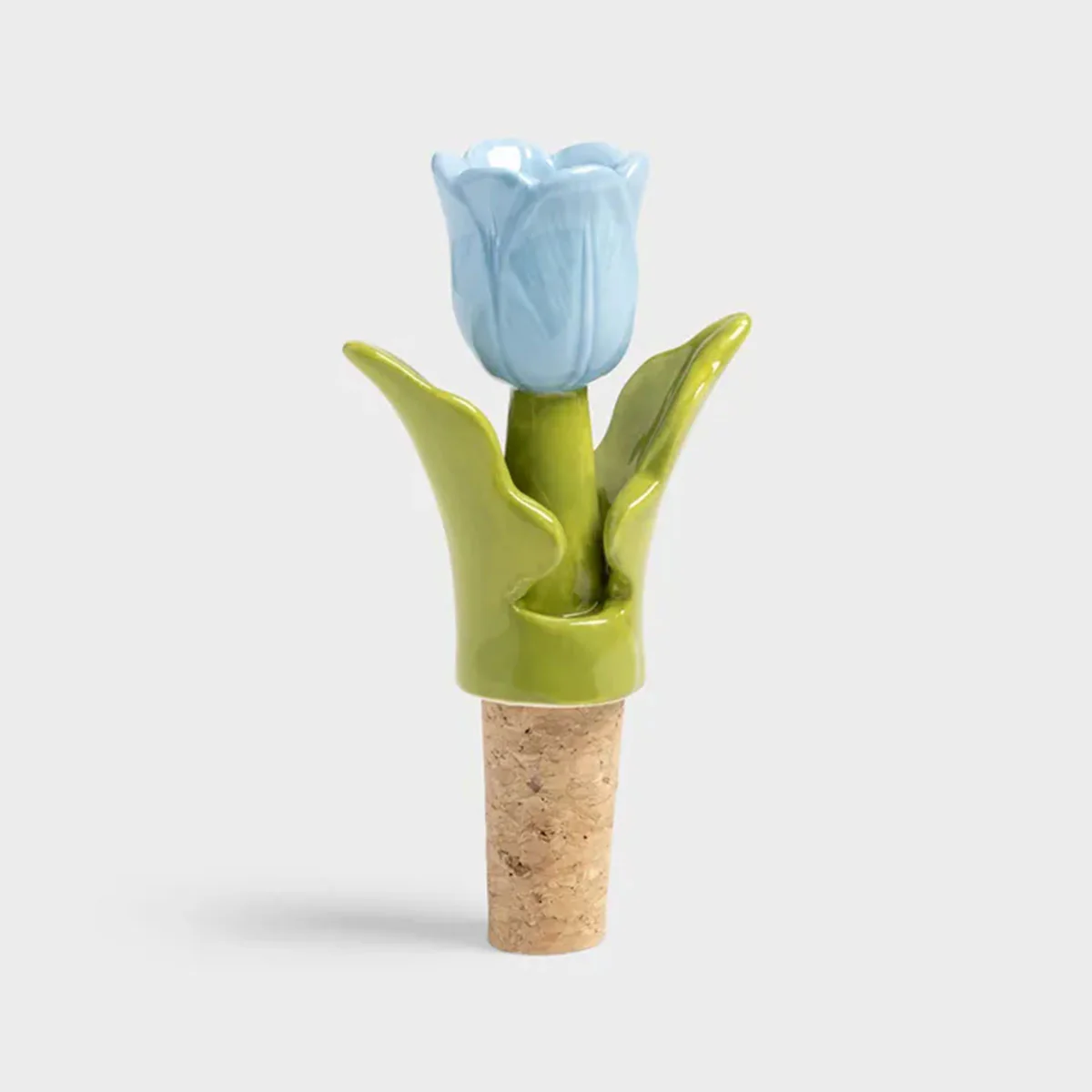 Bottle Stopper Tulip Blue - Klevering