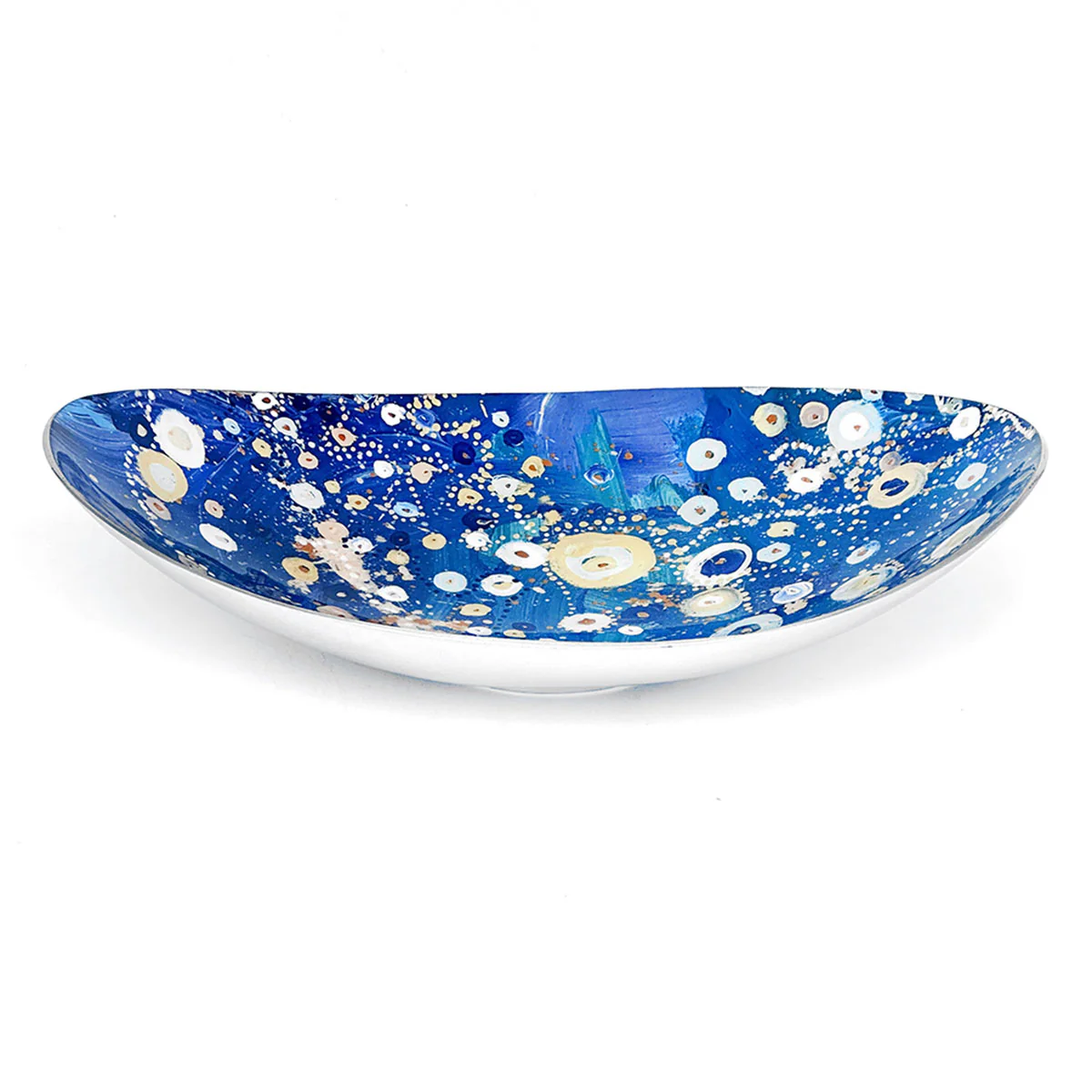 Bowl Boat Shape Stephen Jupurrula Nelson ASJN668 - Better World Arts