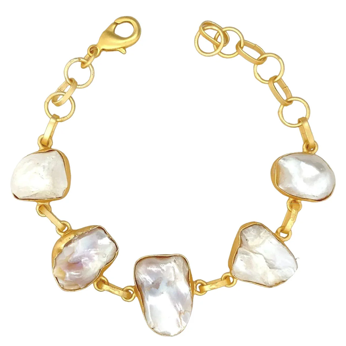 Bracelet Baroque Pearl Plain - Gemajesty