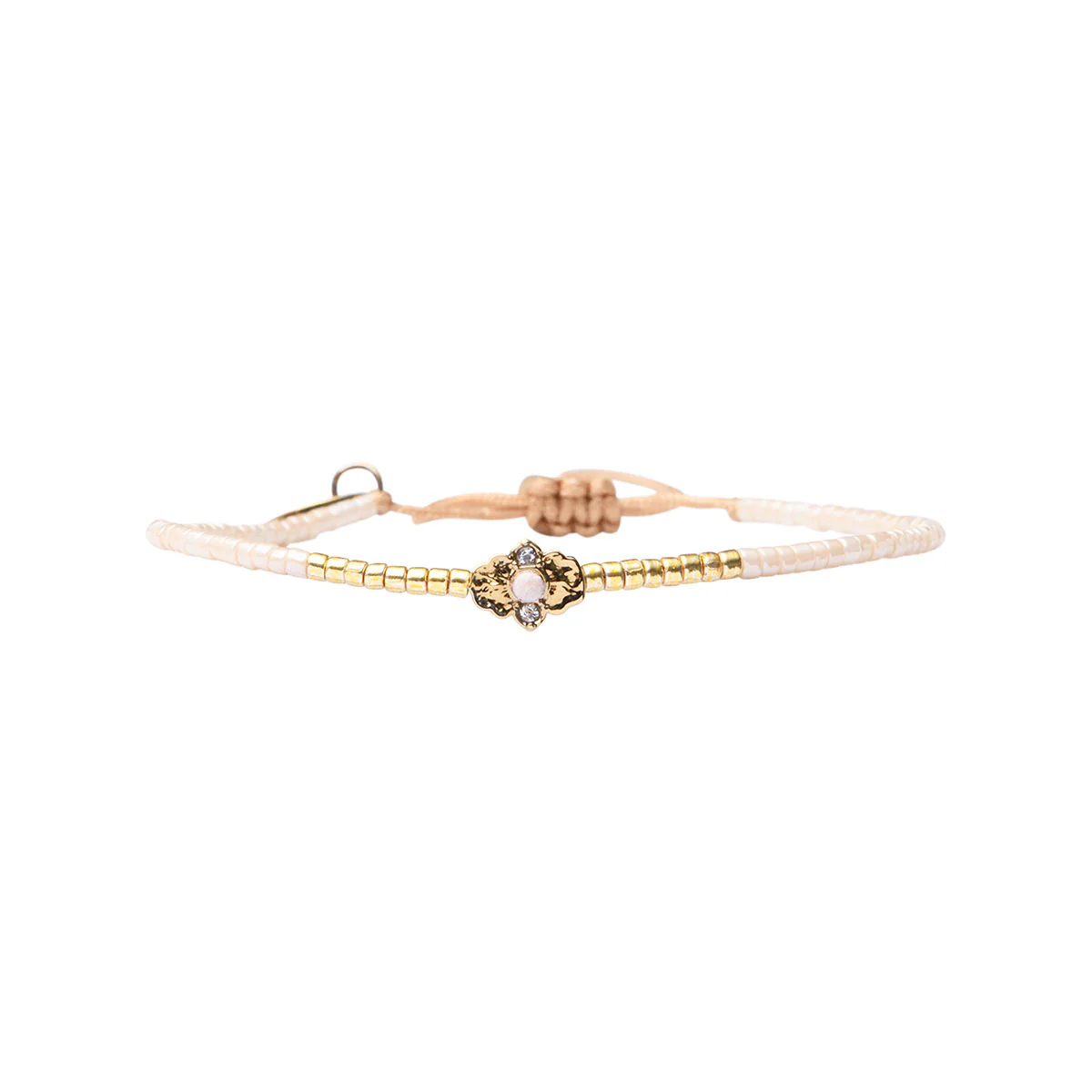 Bracelet Mathilde White Jasmin - French Bazaar