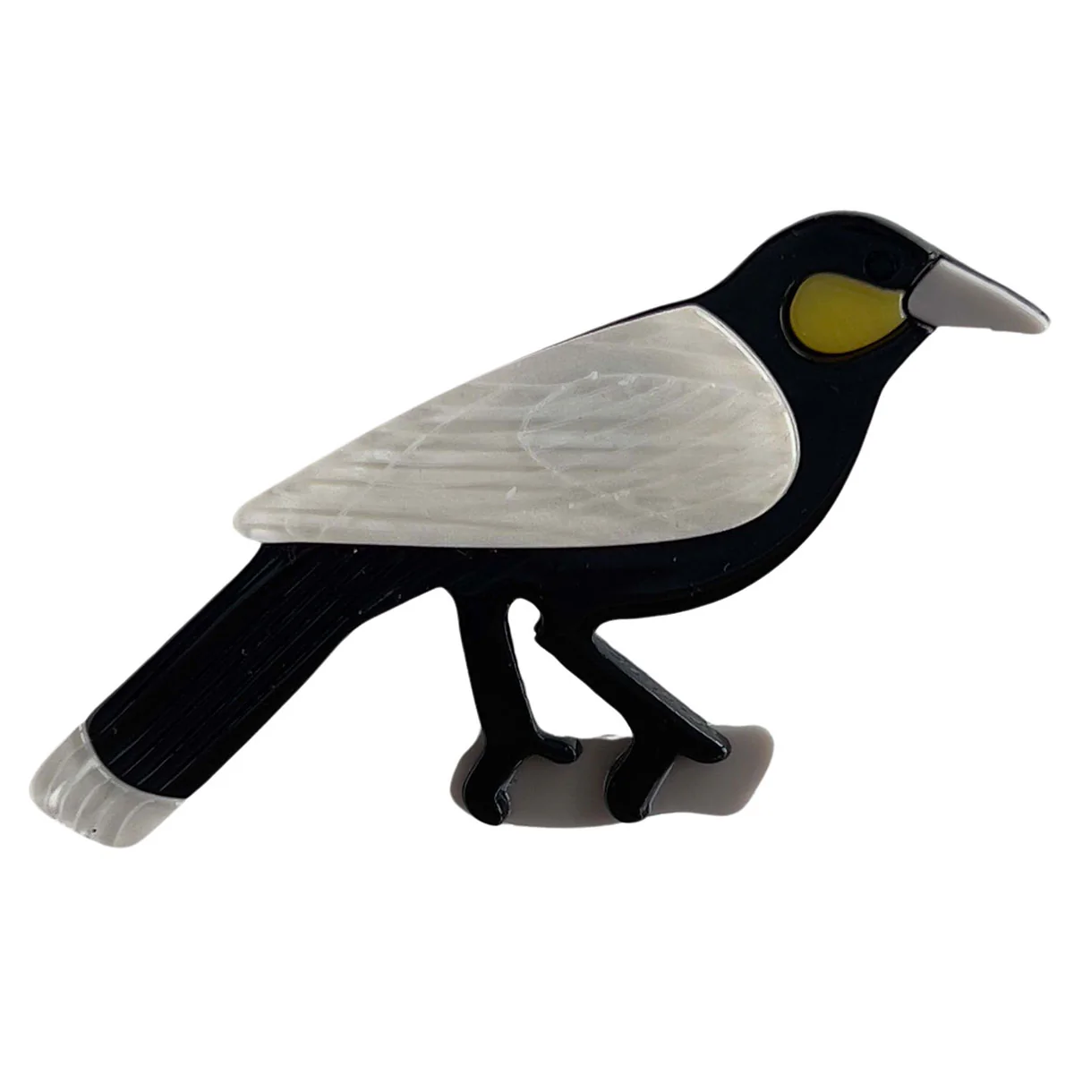 Brooch Iris Magpie Black - Urban Products