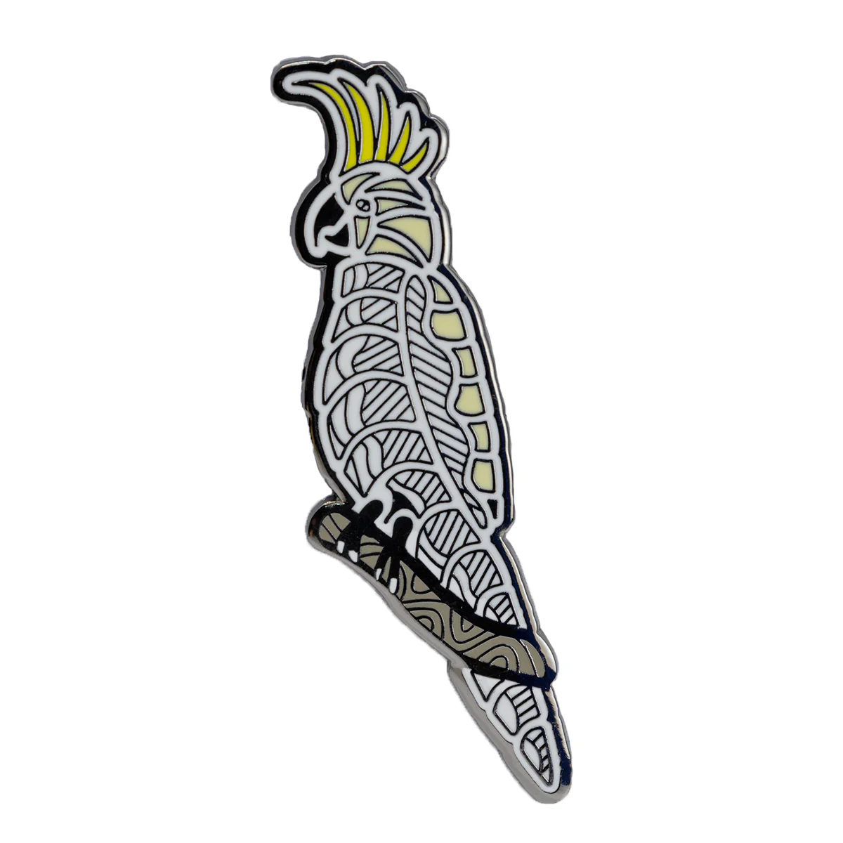 Brooch / Pin Cockatoo - Ngarga Warendj