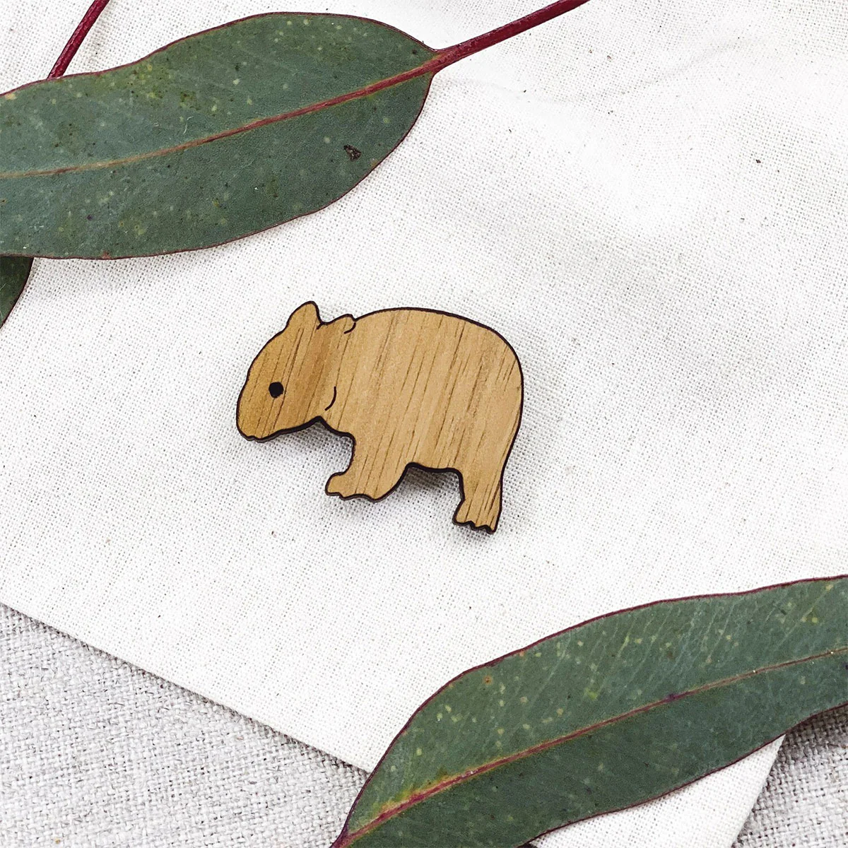 Brooch Wombat - Buttonworks