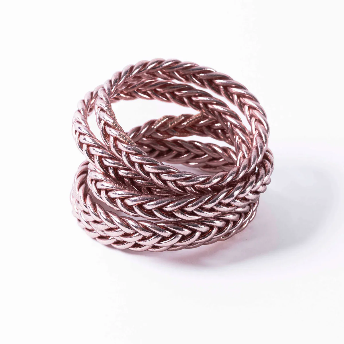 Buddhist Bracelet Braid Rose Gold - French Bazaar