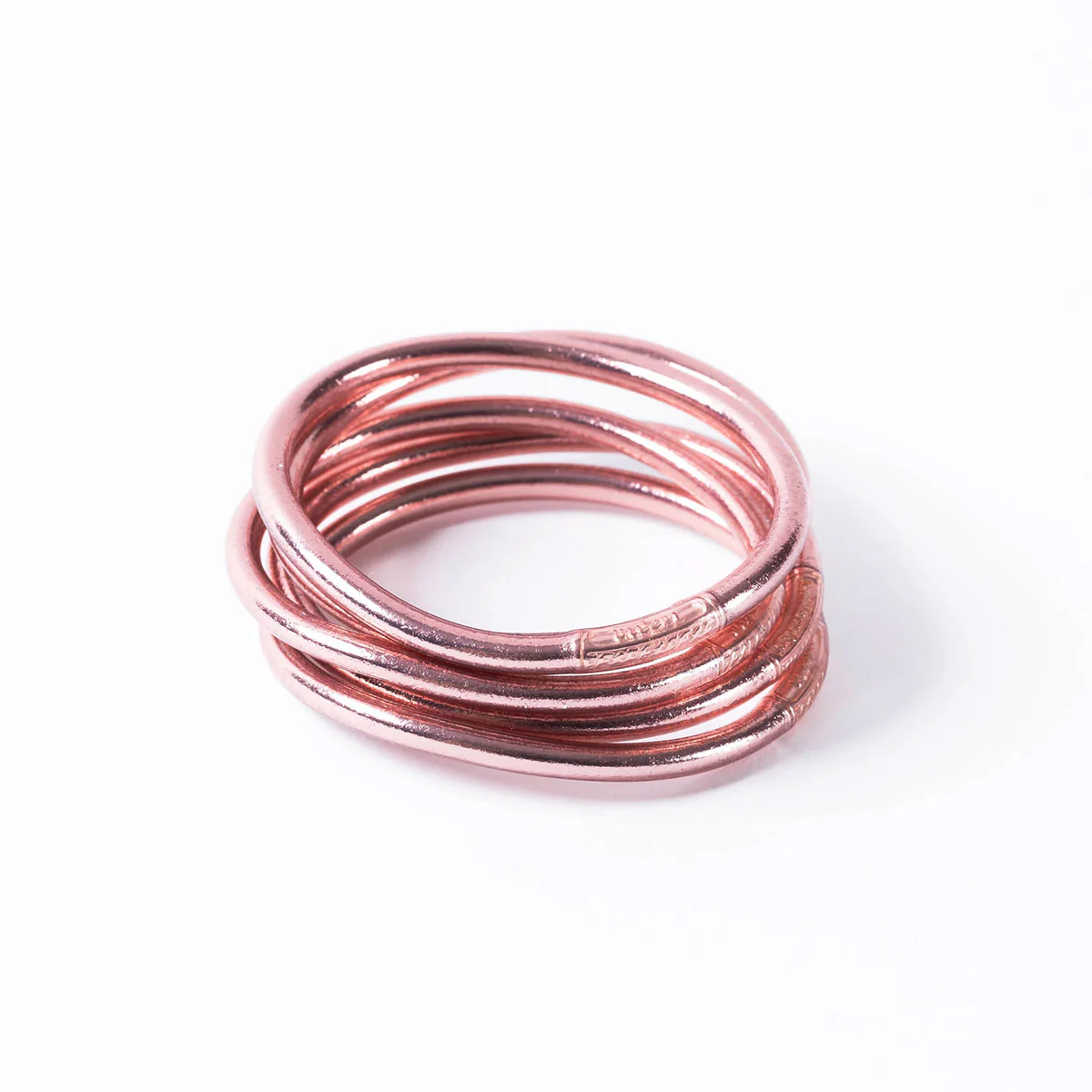 Buddhist Bracelet Thick Rose Gold - French Bazaar