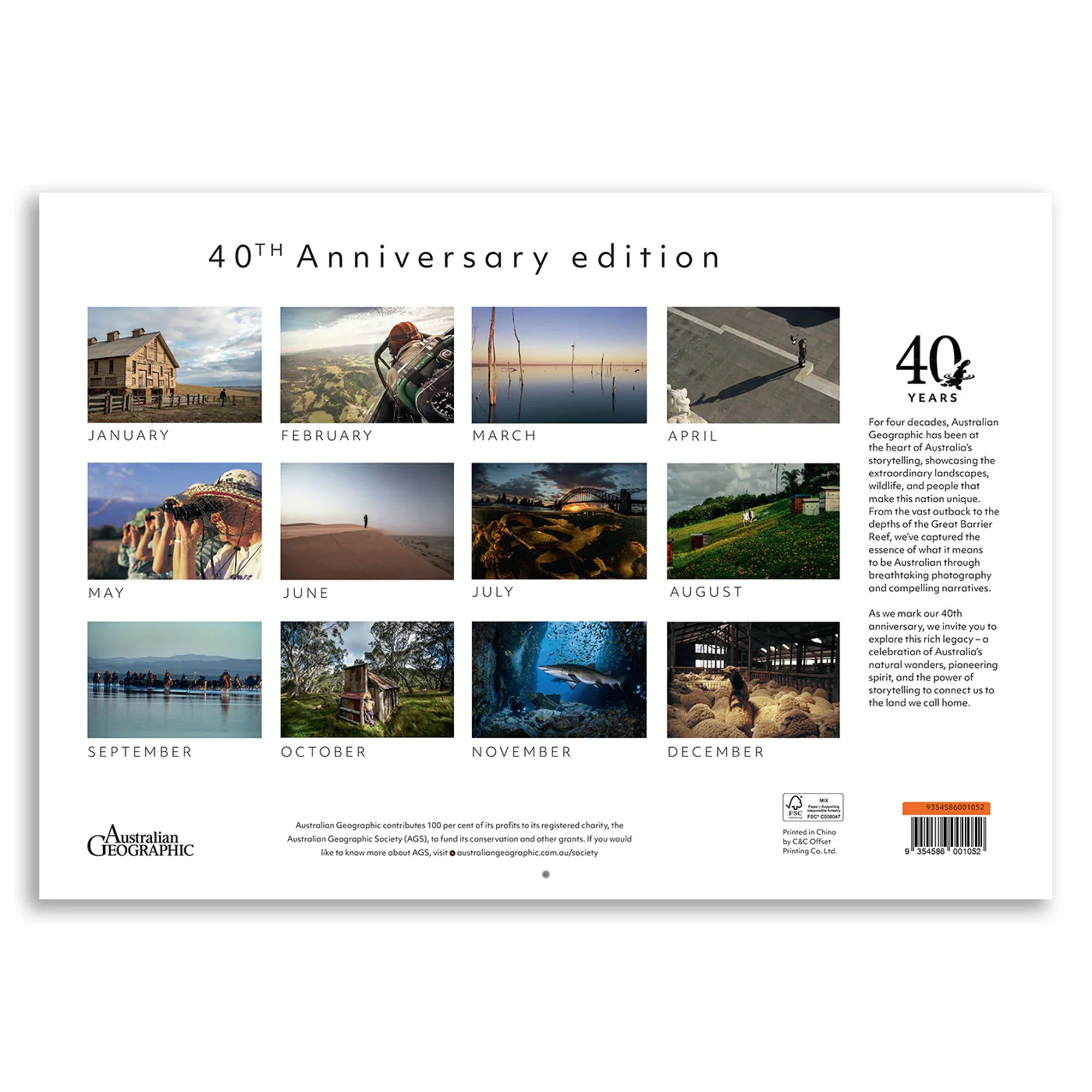 Calendar 2026 Australian Geographic 40th Anniversary - Image 3