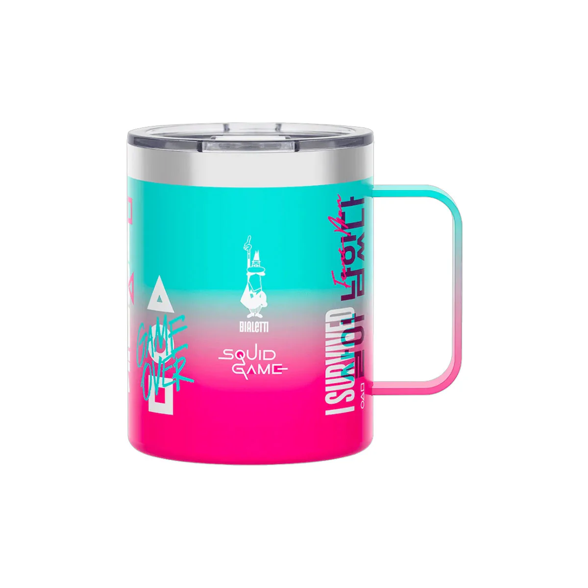 Camp Mug with Handle Thermic Squid Games 420ml - Bialetti Australia