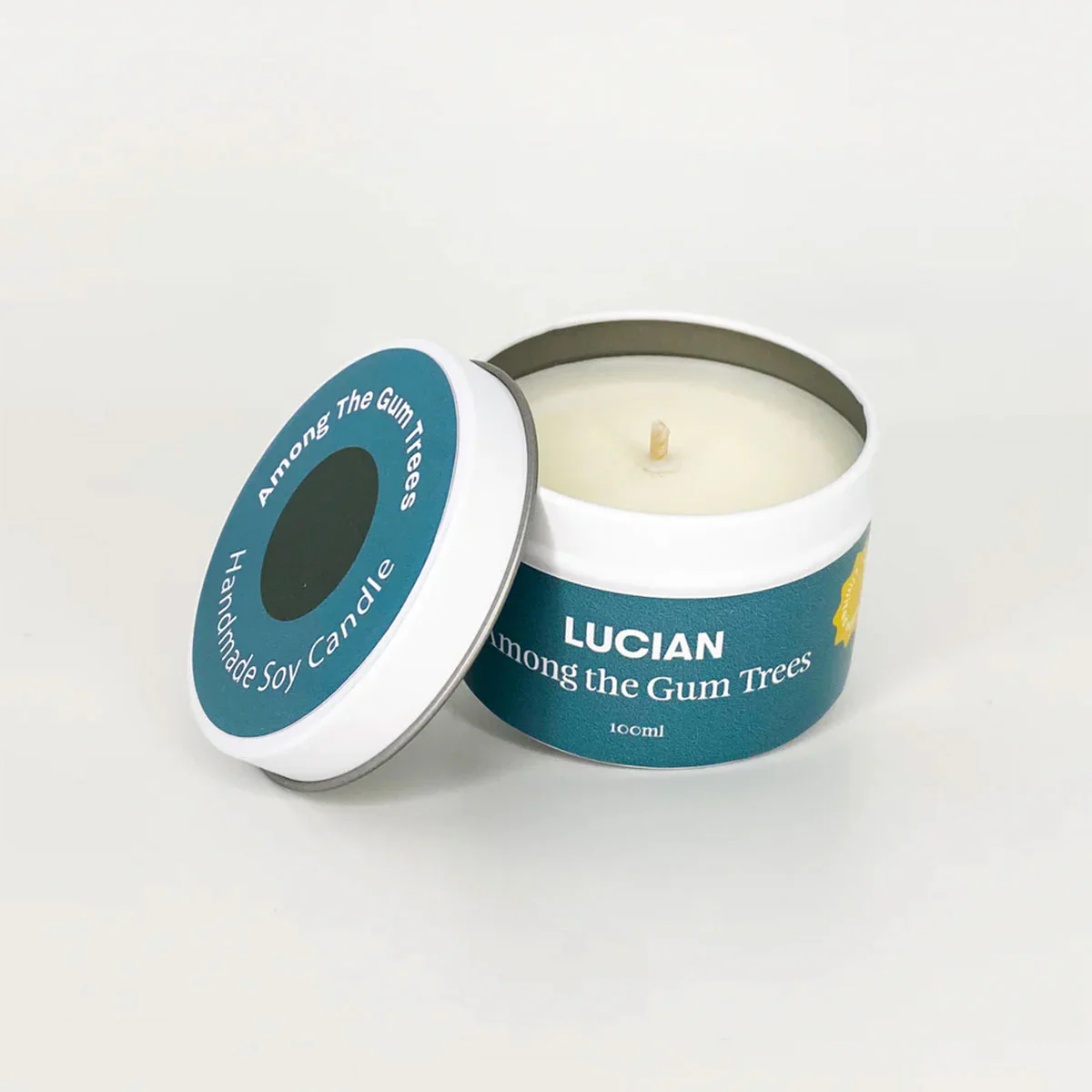 Candle Medium Tin Among the gum Trees - Lucian Candles