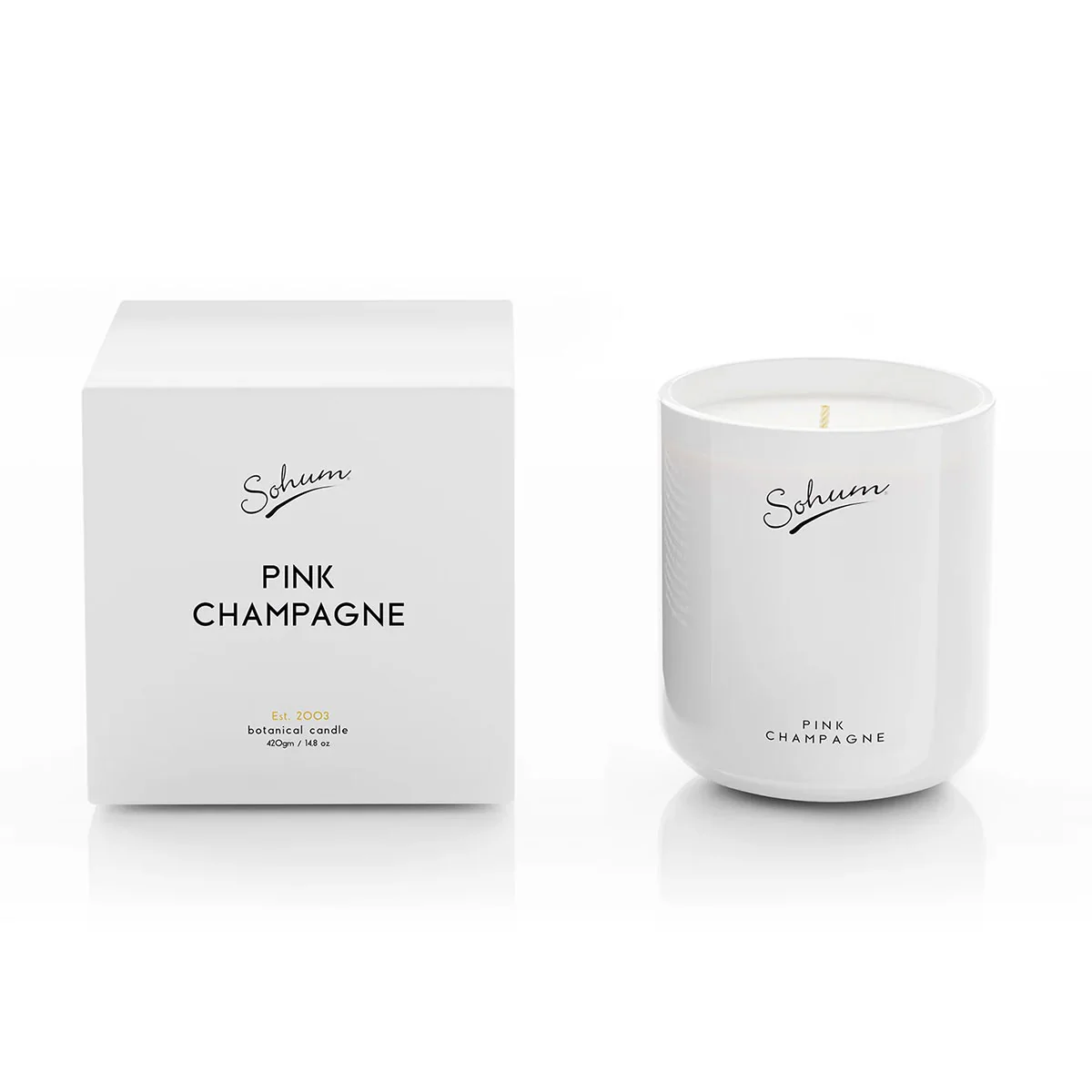 Candle Signature Pink Champagne - Sohum