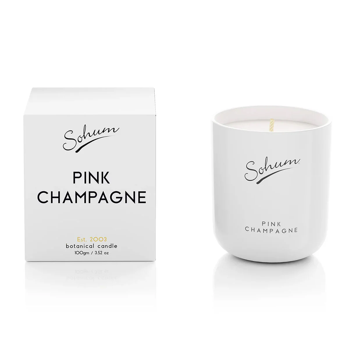 Candlette Signature Pink Champagne - Sohum