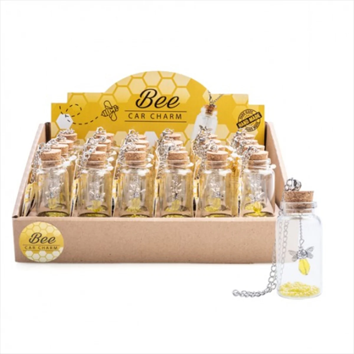 Car Charm Bee in Bottle - MDI