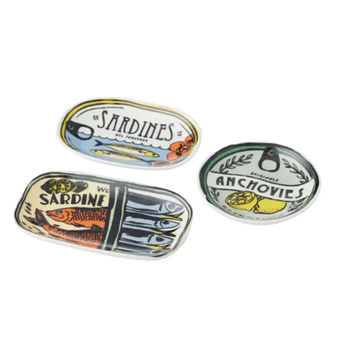 Ceramic Trinket Dish Sardina Assorted - Coast to Coast