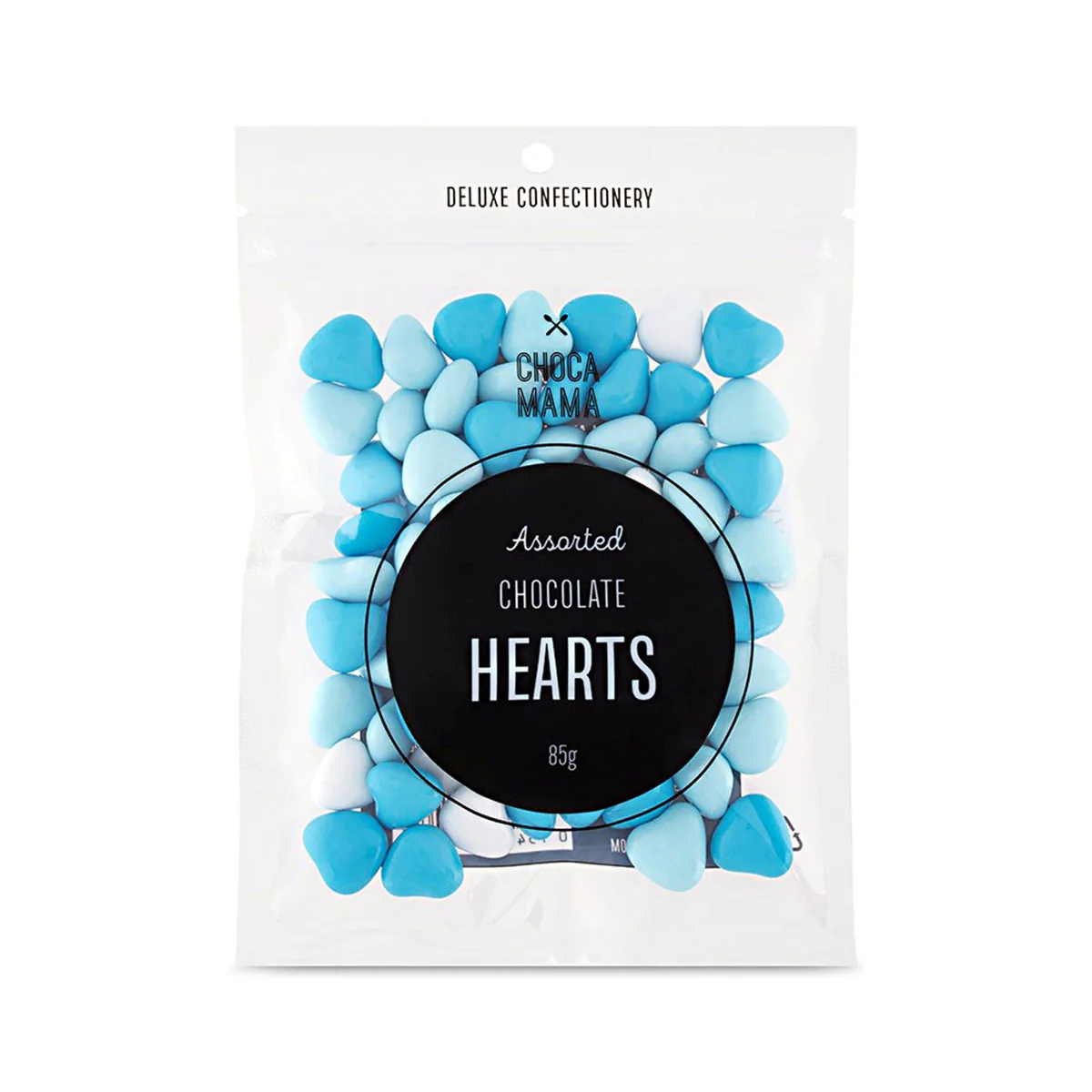 Chocolate Blue Hearts 85g - Chocamama