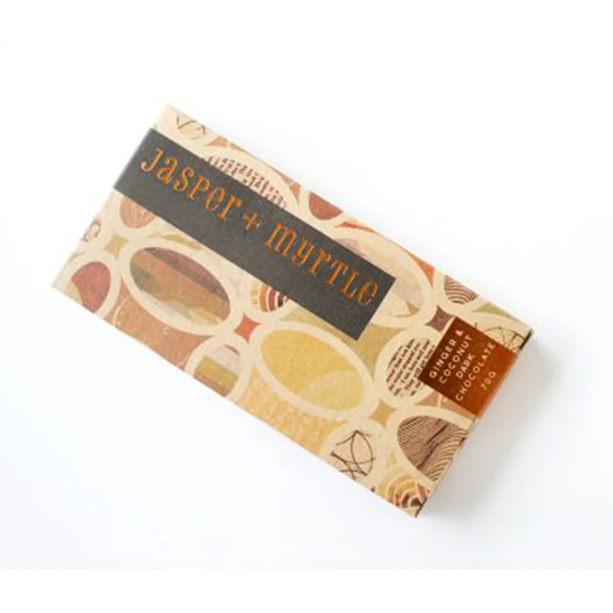 Chocolate Dark with Ginger & Coconut 70g - Jasper & Myrtle