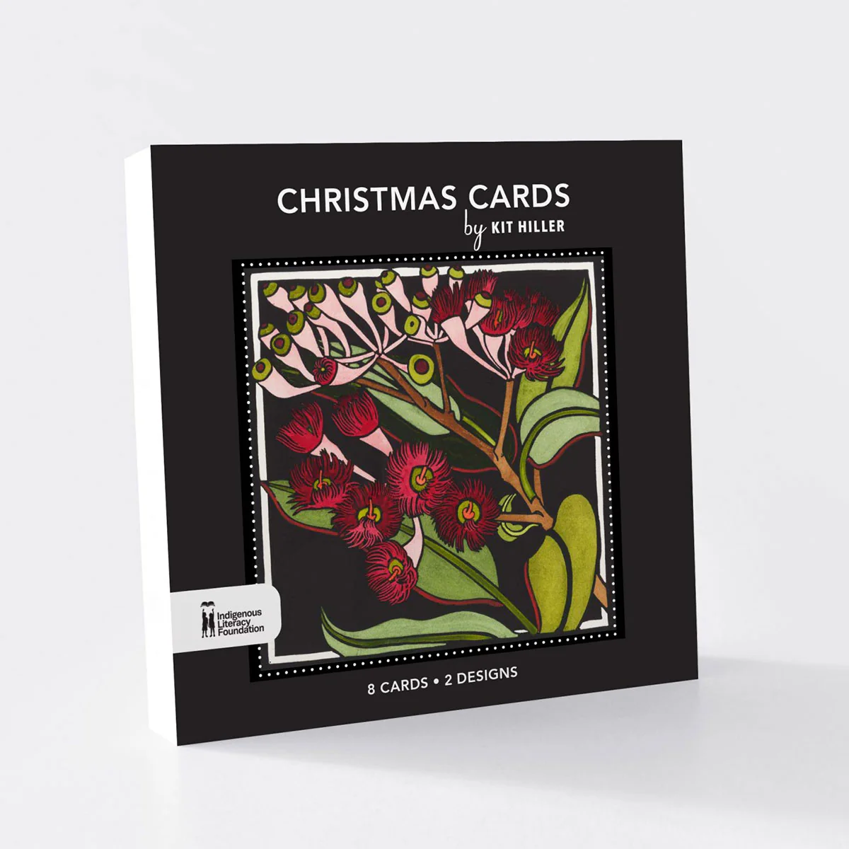 Christmas Card Pack Kit Hiller Gum Blossom and Native Vase 2 Assorted - Blue Island Press
