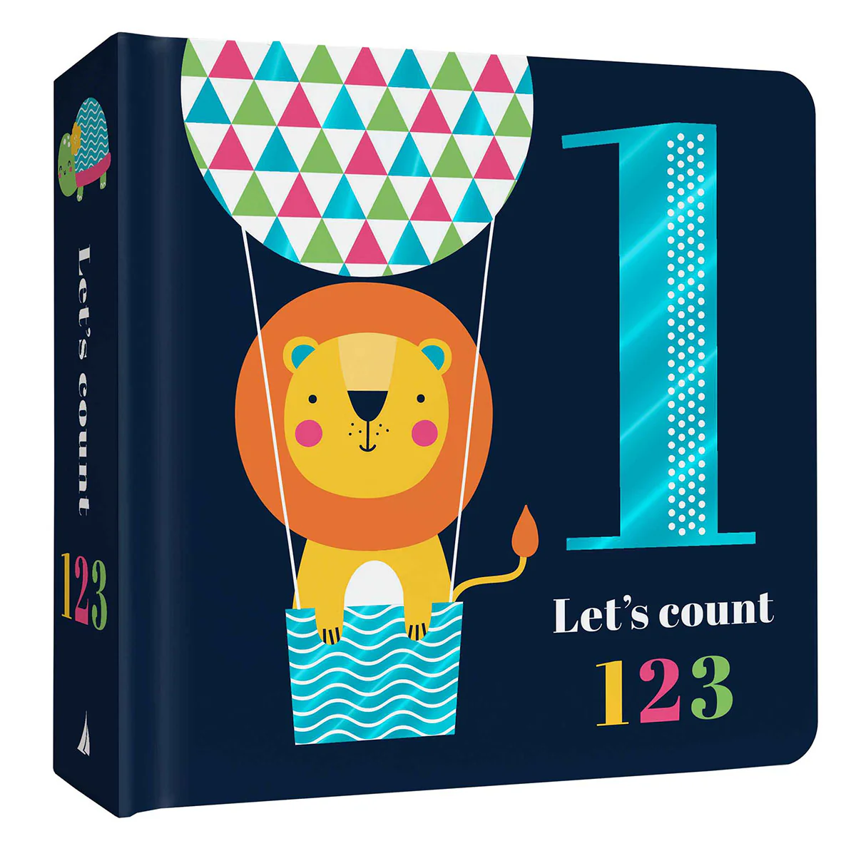 Chunky Foil board Book Lets Count 123