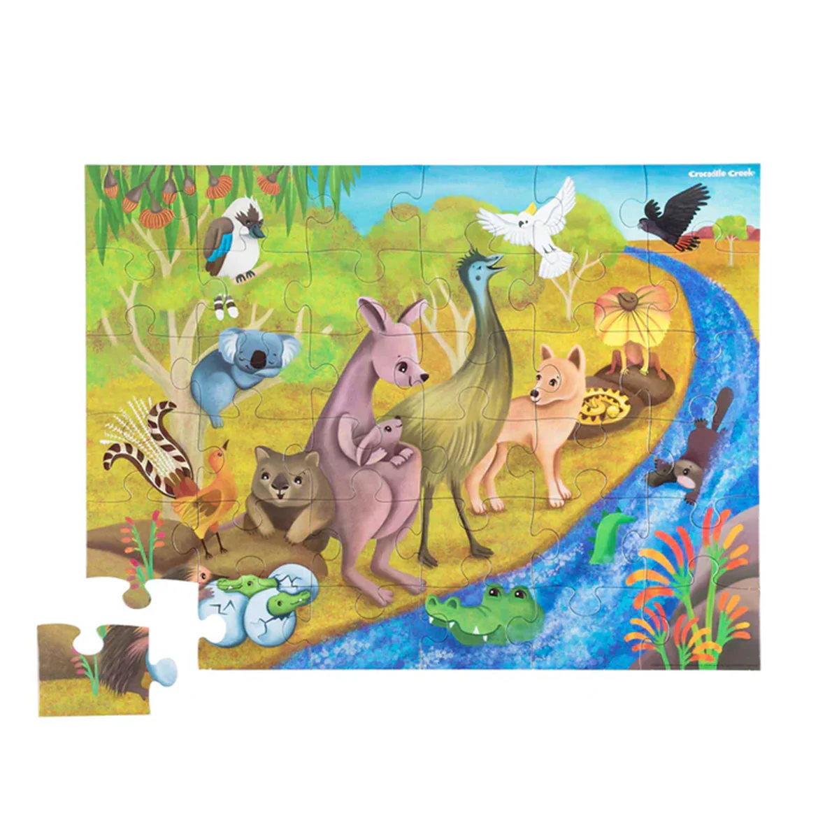 Classic Floor Puzzle 36pc Outback Adventures - Tiger Tribe - Image 2