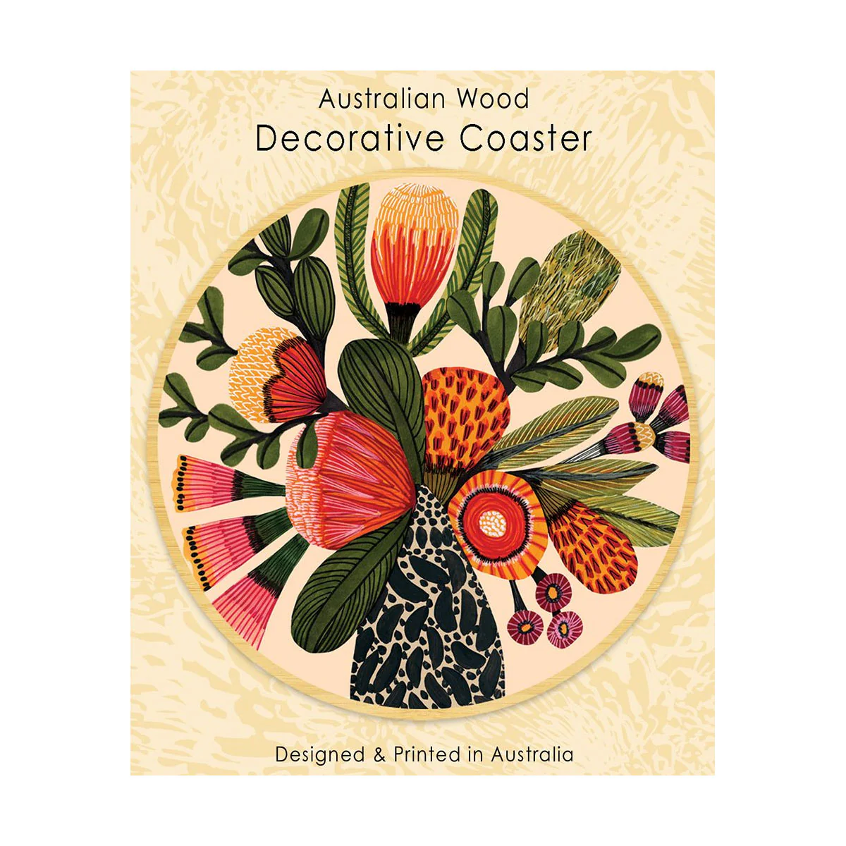 Coaster KK Aussie Natives Wooden - Aero Images