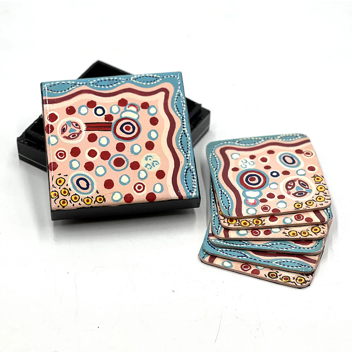 Coaster Set Andrea Mimpitja Adamson BAAD998 - Better World Arts