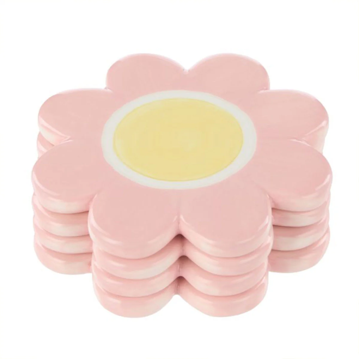 Coasters Flower Posey Pink 4 Set - Independant Studios