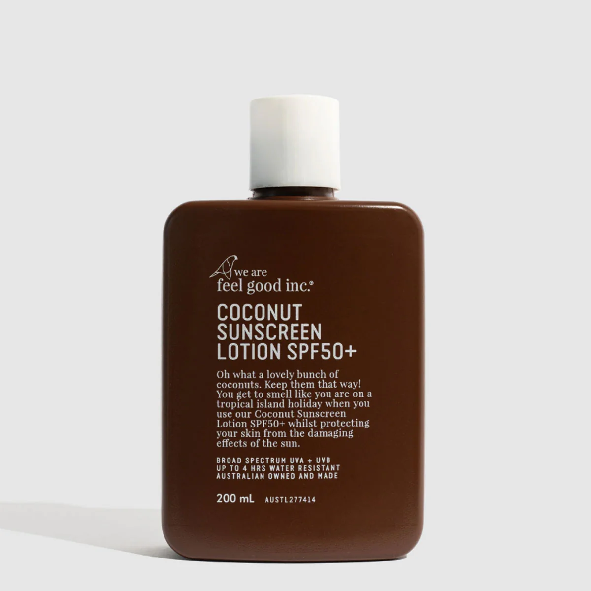 Coconut Sunscreen Lotion SPF50+ 200ml - We are Feel Good Inc.