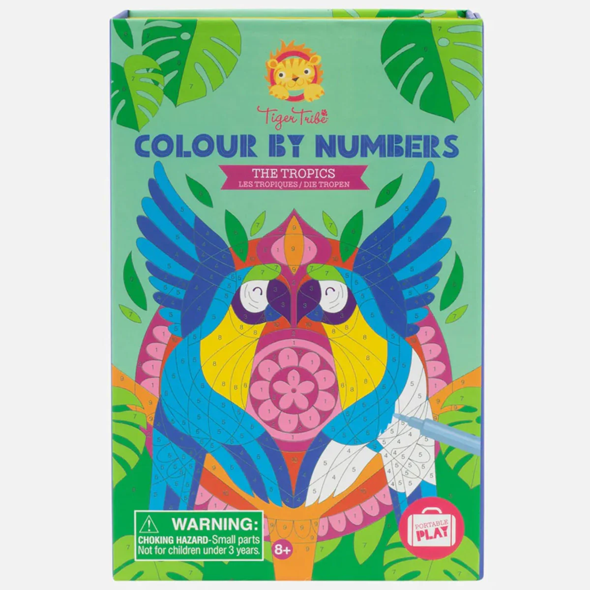 Colour By Numbers The Tropics - Tiger Tribe
