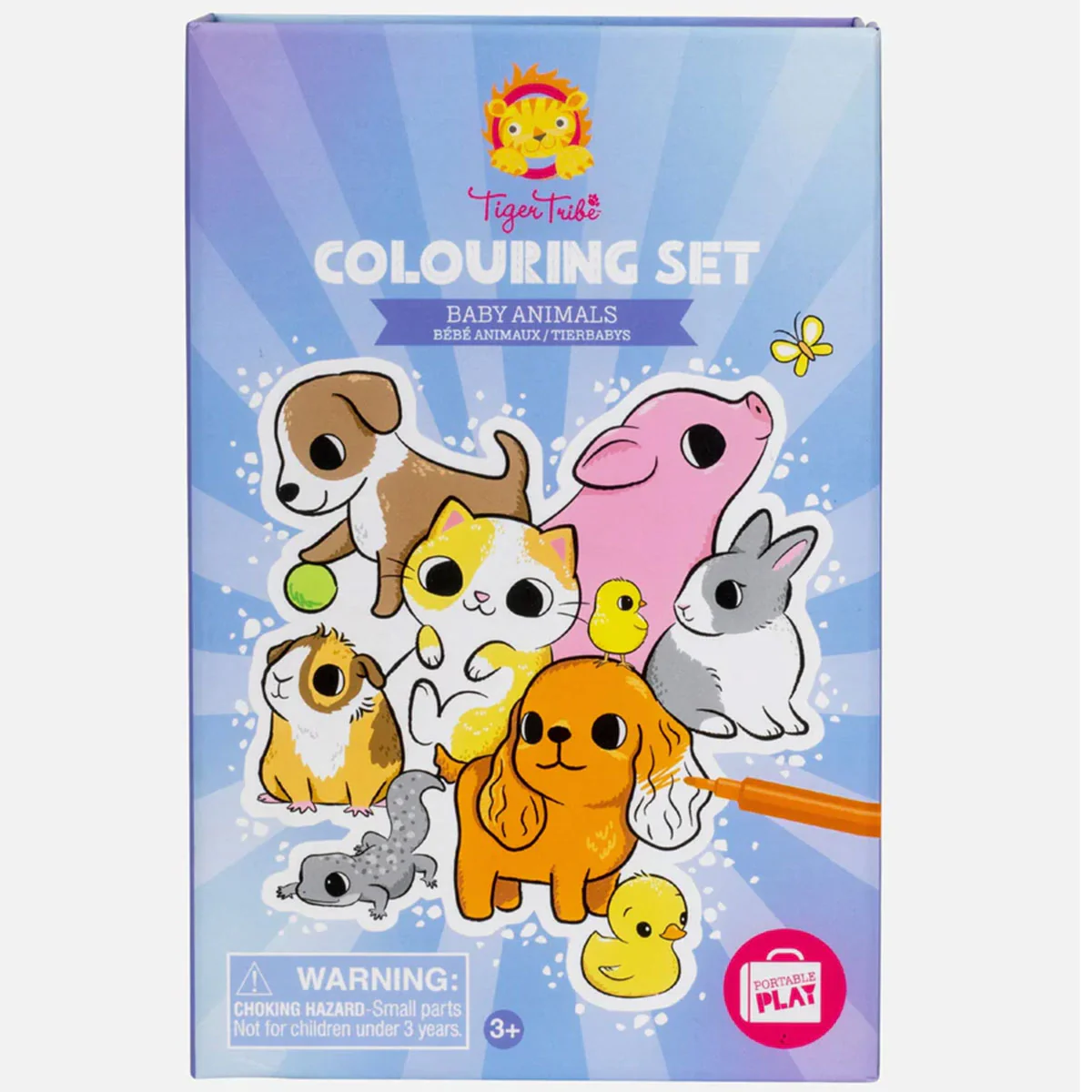 Colouring Set Baby Animals - Tiger Tribe