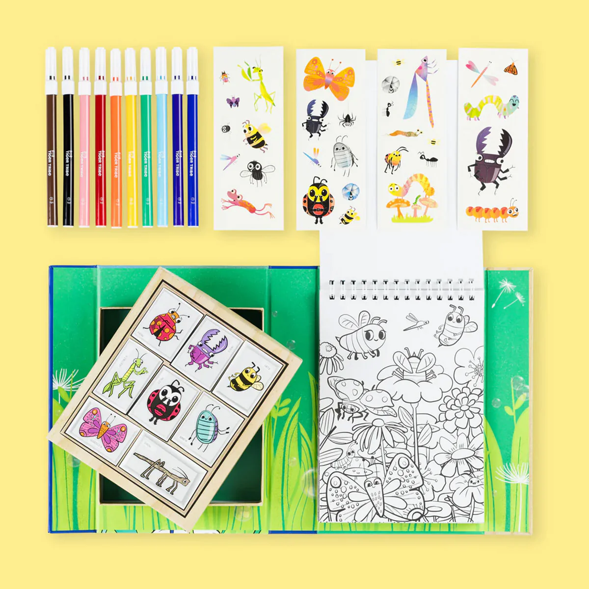 Colouring Set Backyard Bugs - Tiger Tribe - Image 2