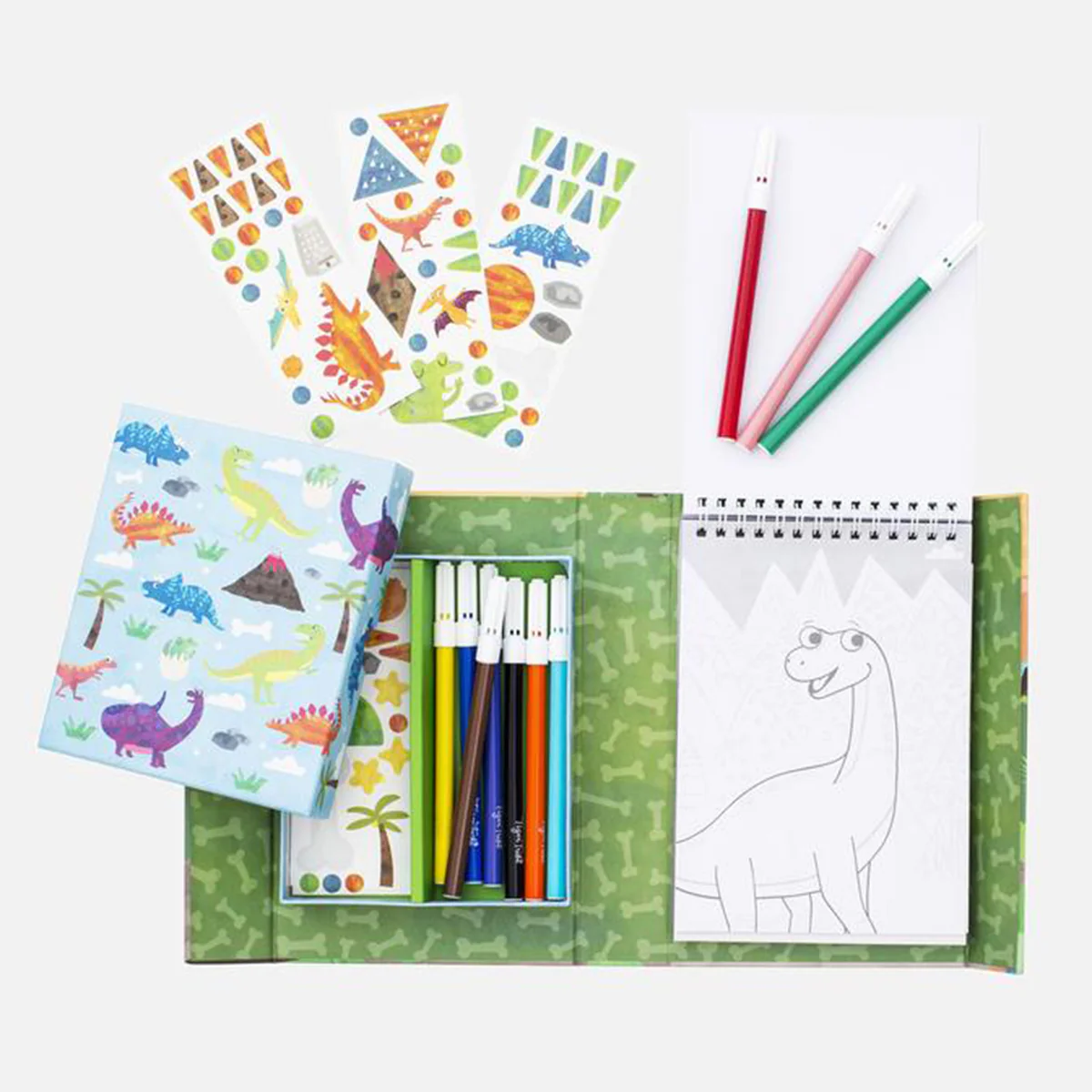 Colouring Set Dinosaurs - Tiger Tribe - Image 2